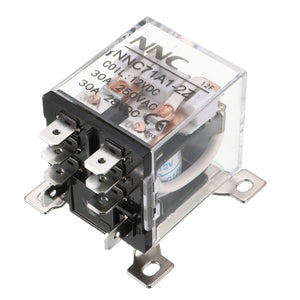 JQX-12F 2Z DC 12V 30A DPDT General Purpose Power Relay 8 Pin
