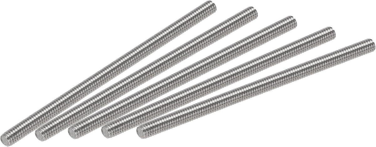 5Pcs M4 x 90mm Fully Threaded Rod 304 Stainless Steel Right Hand Threads,M4-0.7 Thread Pitch