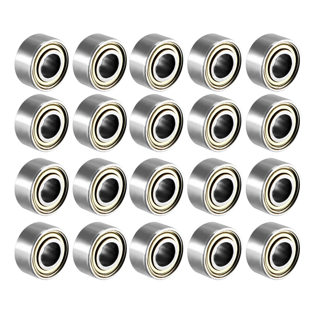 685ZZ Ball Bearing 5mm x 11mm x 5mm Double Shielded 685-2Z Deep Groove Bearings, Carbon Steel (Pack of 20)