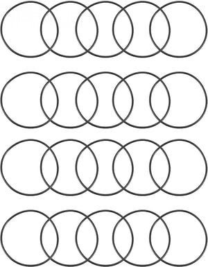 Nitrile Rubber O-Rings, 30mm OD 28mm ID 1mm Width, Metric Sealing Gasket, Pack of 20