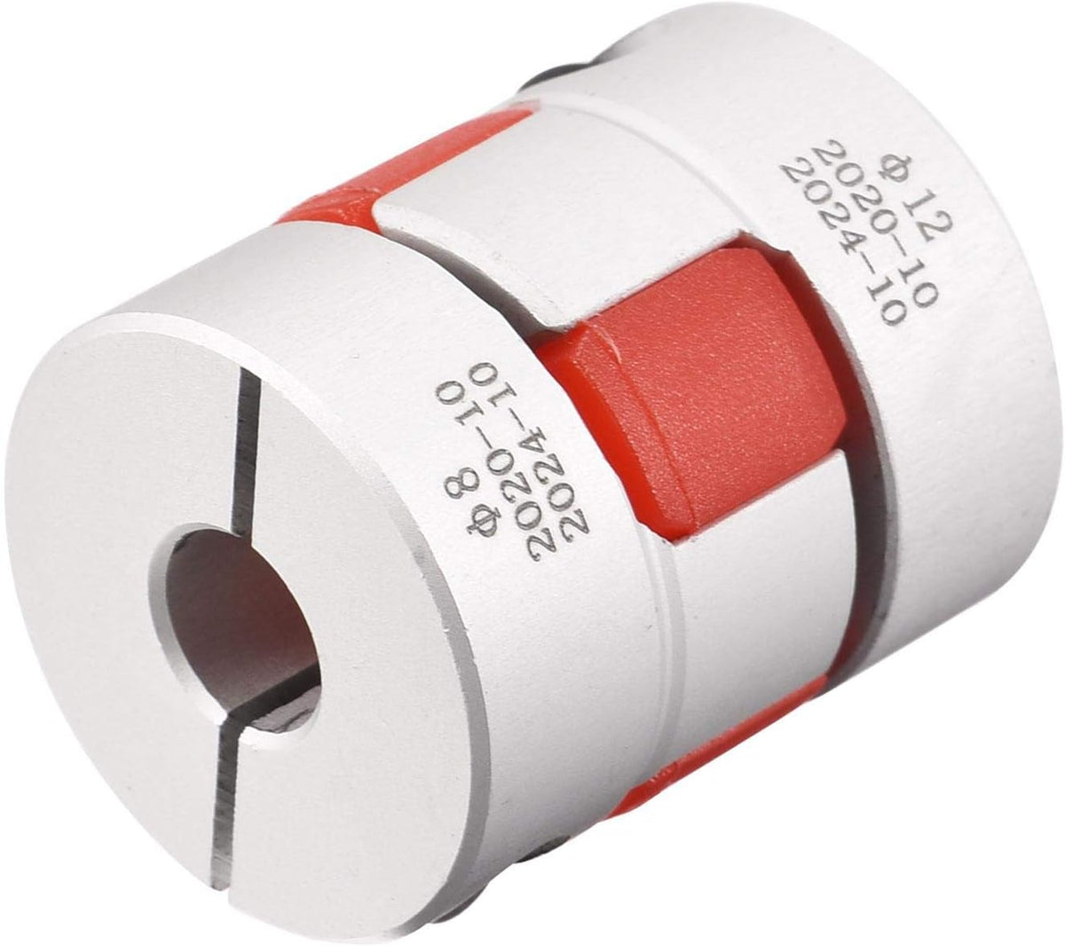8mm to 12mm Bore L31xD25 Flexible Coupling Jaw Coupler Shaft Joint for Servo Motor