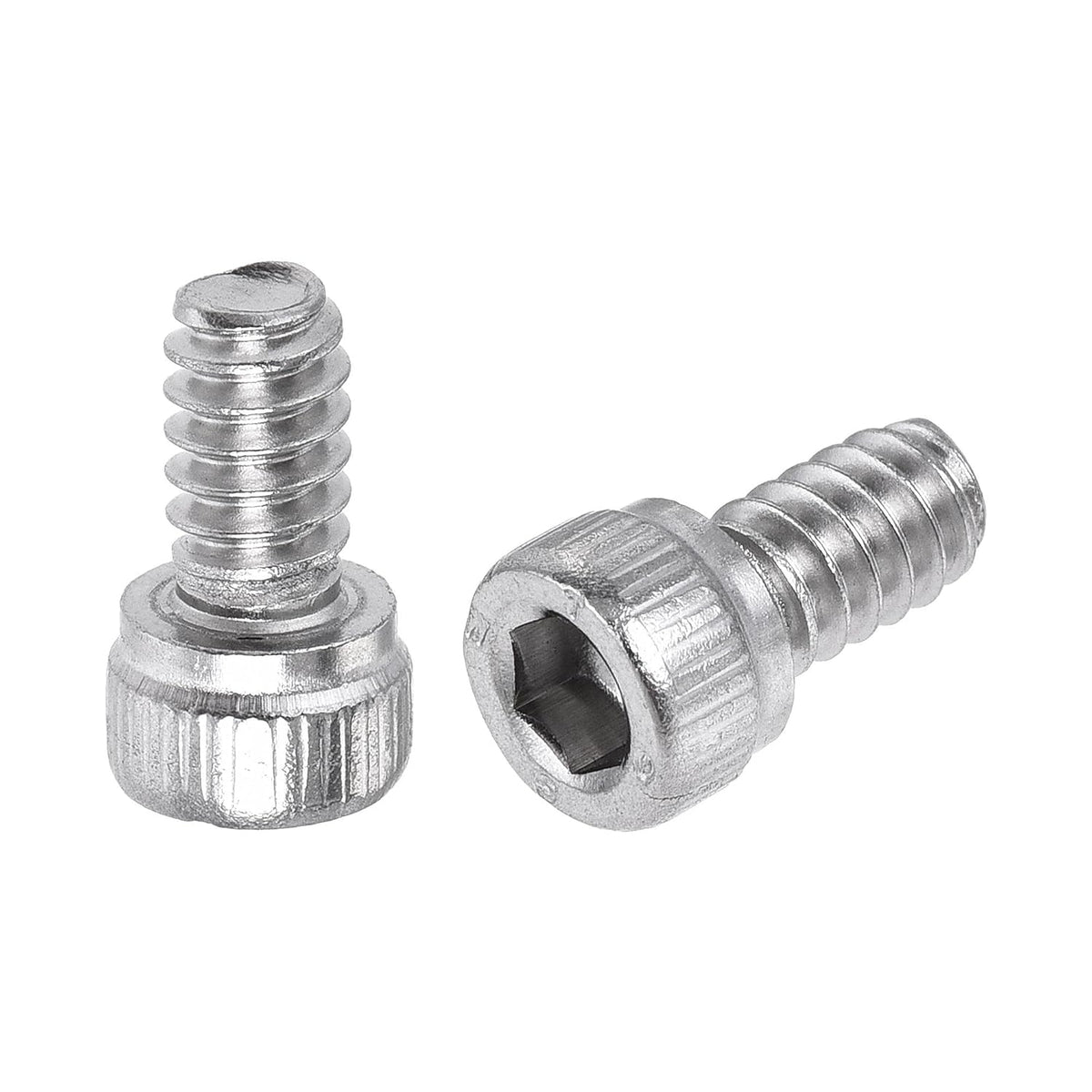 #6-32x1/4 Hex Socket Head Cap Screw Bolts 304 Stainless Steel Polished 100pcs