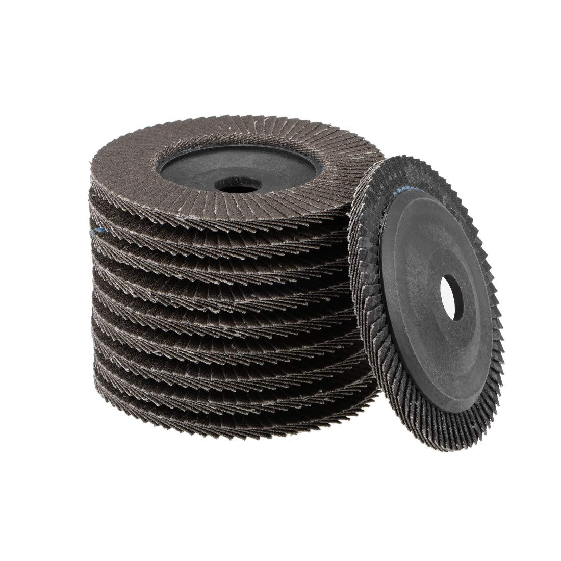 Flap Disc, 120-grits 4" x 5/8" Abrasive Grinding Wheel Flap Sanding Disc Aluminum Oxide 10pcs