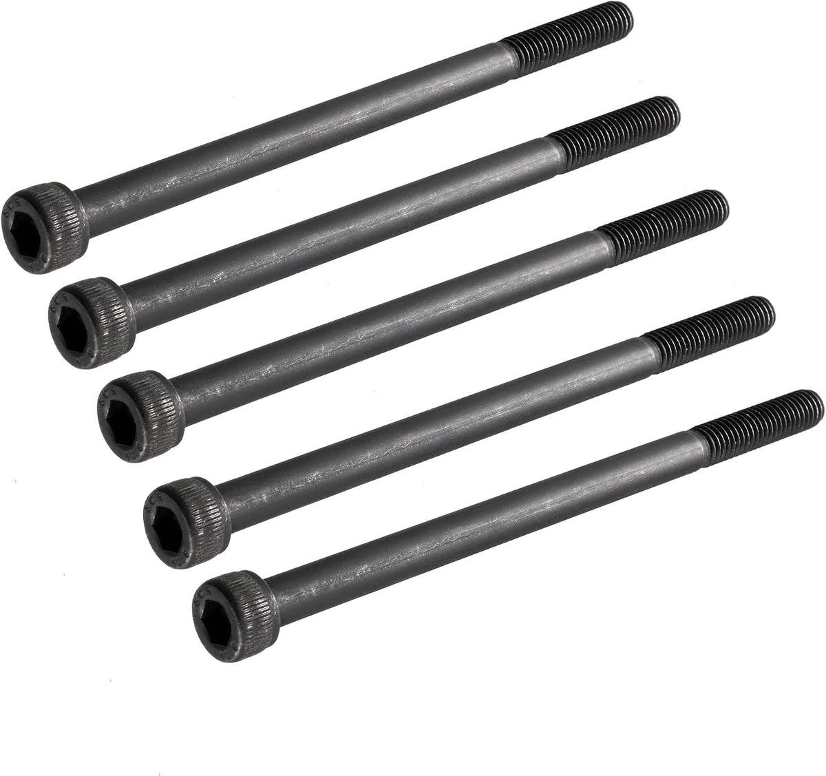 M6 x 100mm Alloy Steel 12.9 Grade Hex Socket Head Cap Machine Screw Bolt 5PCS