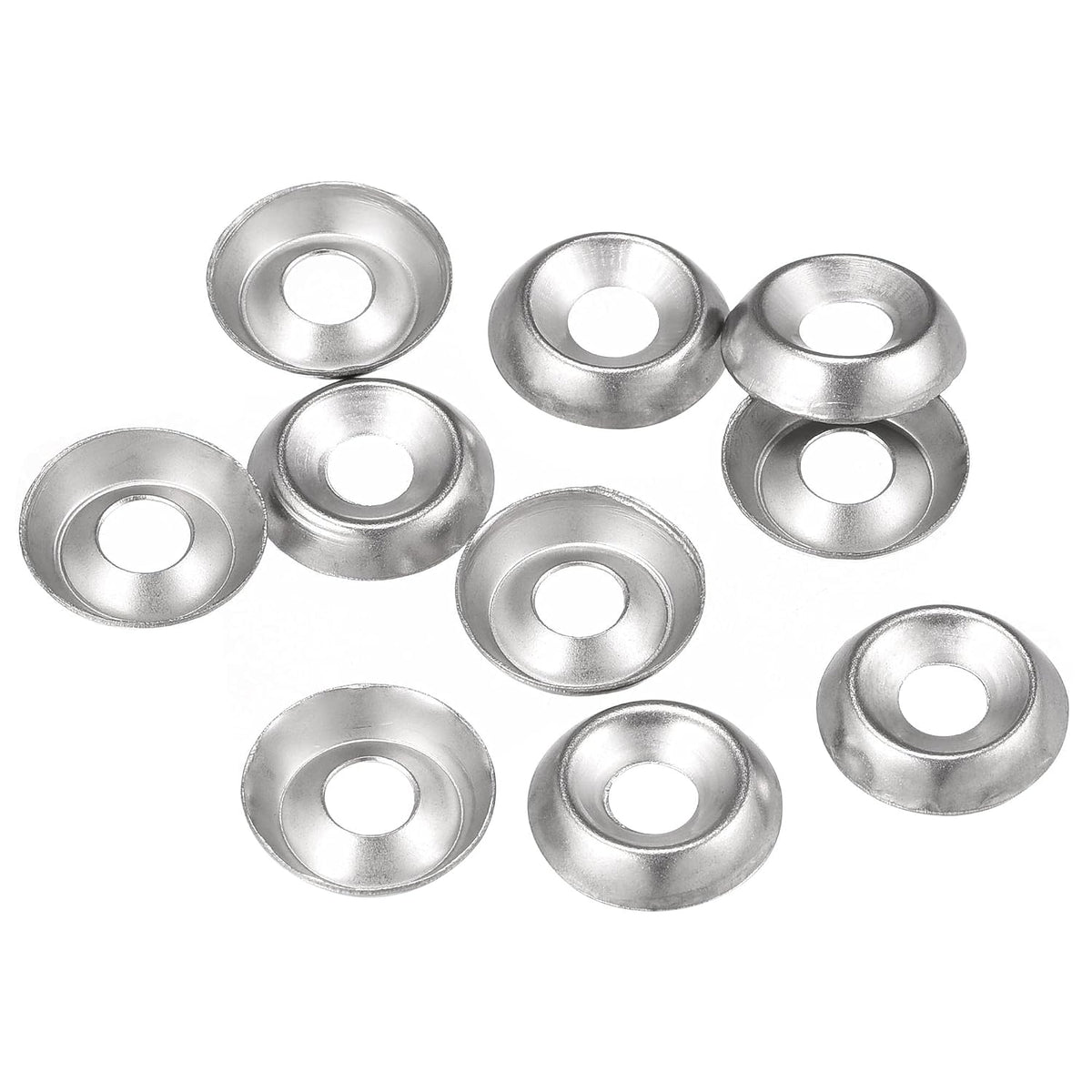 #6 304 Stainless Steel Cup Washer Countersunk for Screw Bolt 50pcs
