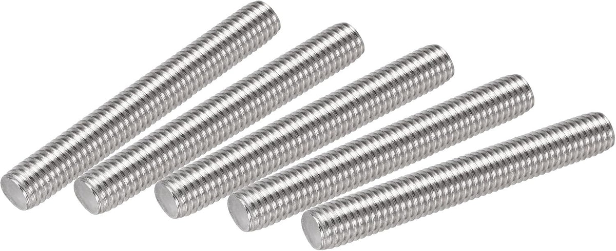 5Pcs M10 x 70mm Fully Threaded Rod 304 Stainless Steel Right Hand Threads,M10-1.5 Thread Pitch