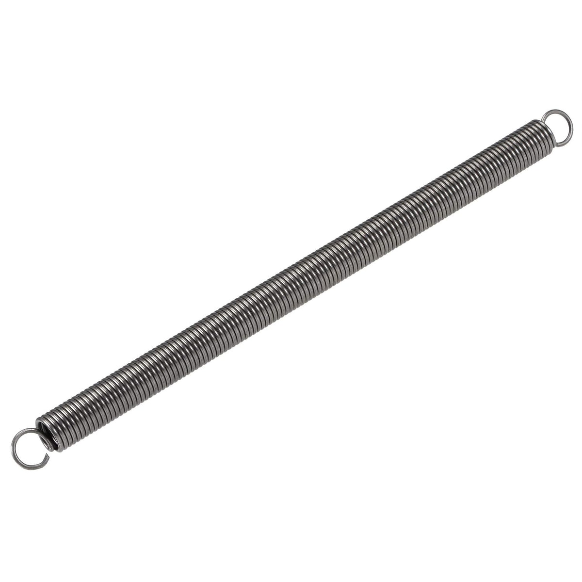 Compression Spring,16mm OD,2mm Wire Size,341.6mm Extended Length,280mm Free Length,Spring Steel,33Lbs Load Capacity,Grey
