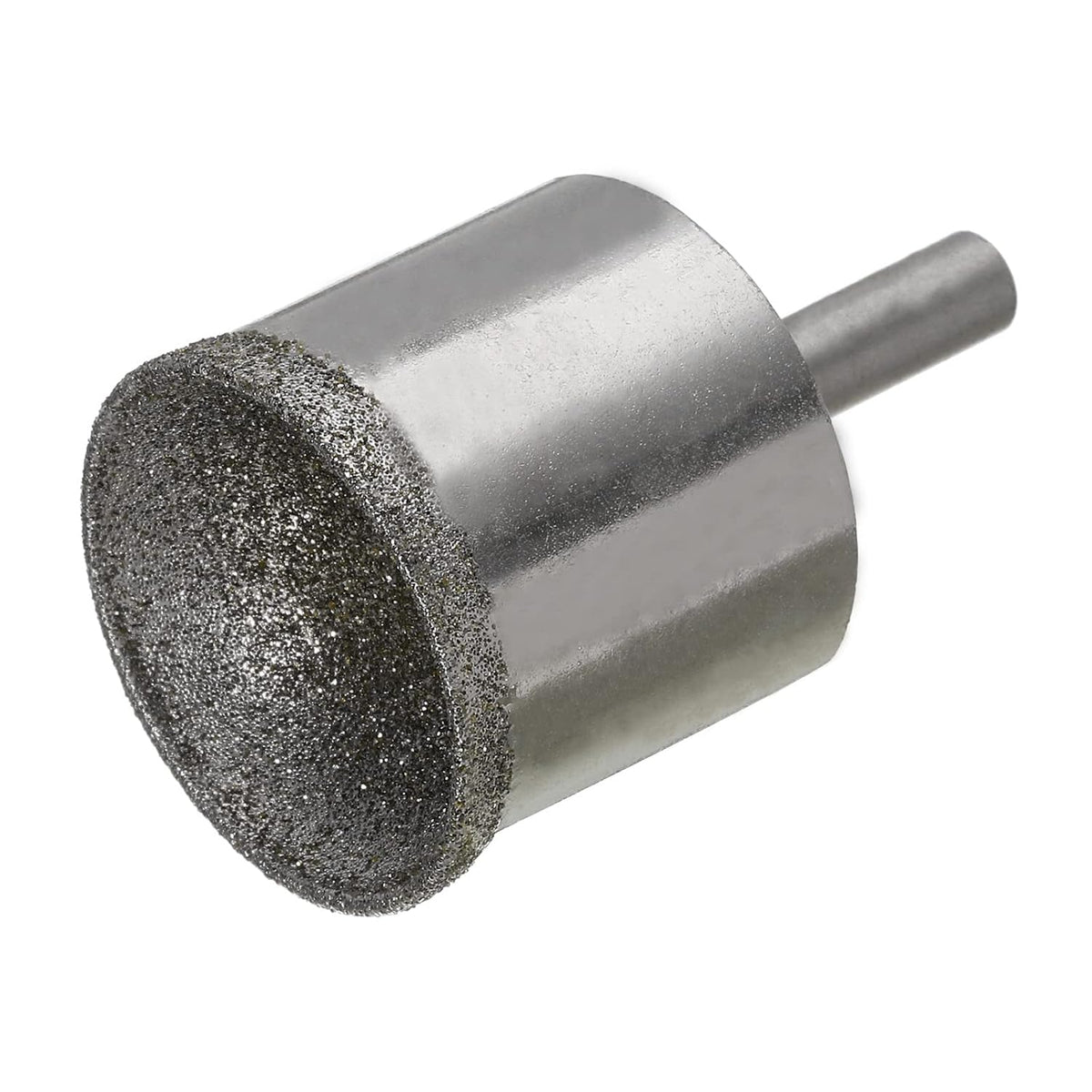 Diamond Grinding Mounted Point, 30mm 100 Coarse Grits Spherical Concave Head Bead Fine Grinding Bit for Jade Amber Stone Beeswax Glass