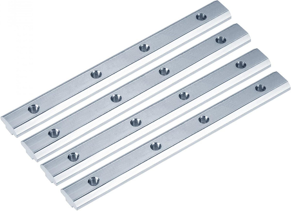 Straight Line Connector, 7 Inch Joint Bracket for 4040 Series T Slot 8mm Aluminum Extrusion Profile, 4 Pcs
