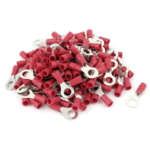 Connector Pre-Insulated Ring Terminal RV5.5-8 for AWG12-10 Wire with 123 Piece