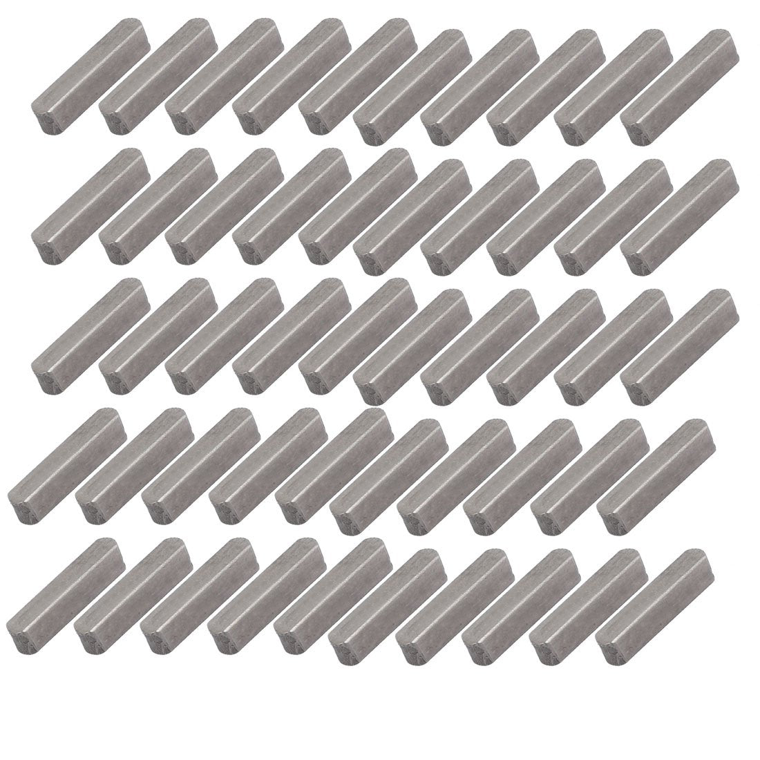 14mmx3mmx3mm Carbon Steel Key Stock Keystock Gray 50pcs