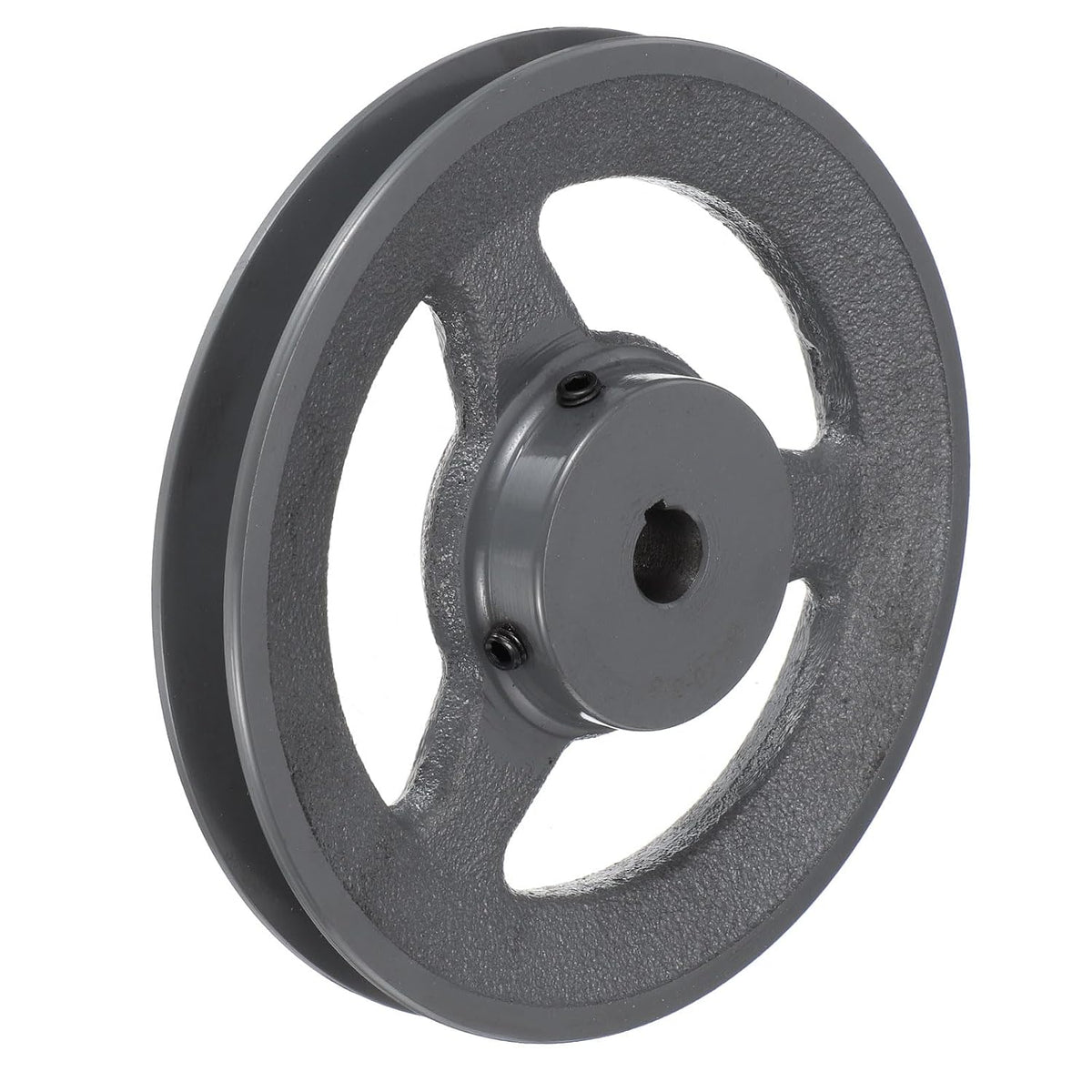 BK70-5/8 V-Belt Sheave 5/8"Bore 6.75"OD Single Groove Web Sheave Bored-to-Size Sheave, Cast Iron, Belt Section for 3L or B Belt