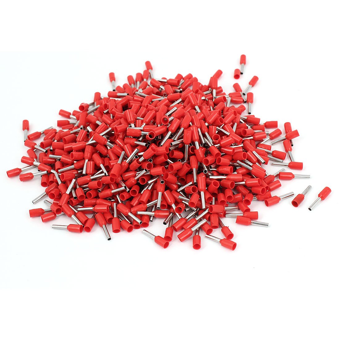 1000Pcs E1008 Insulated Cord End Terminal Wire Ferrules Pin 18AWG