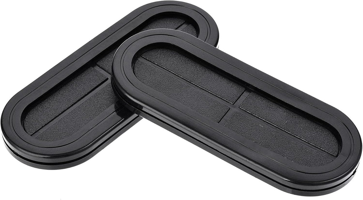 Rubber Grommet Oval Double-Sided Mount Size 110 x 40 mm for Wire Protection 4pcs