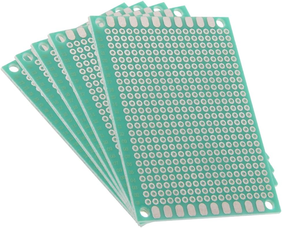 5x7cm Single Sided Universal Printed Circuit Board for DIY Soldering 5pcs
