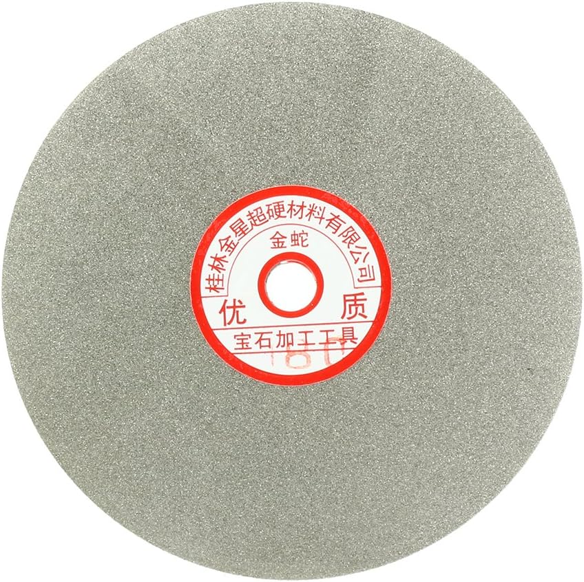 6-inch Grit 180 Diamond Coated Flat Lap Wheel Grinding Sanding Polishing Disc