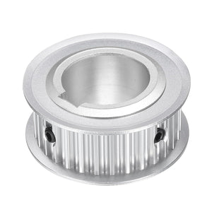 5M-30T-1B Timing Belt Pulley 1" Bore, 30 Teeth Aluminum Alloy Synchronous Wheel with Keyway, Pitch 5mm Tooth for 15mm Width Belt