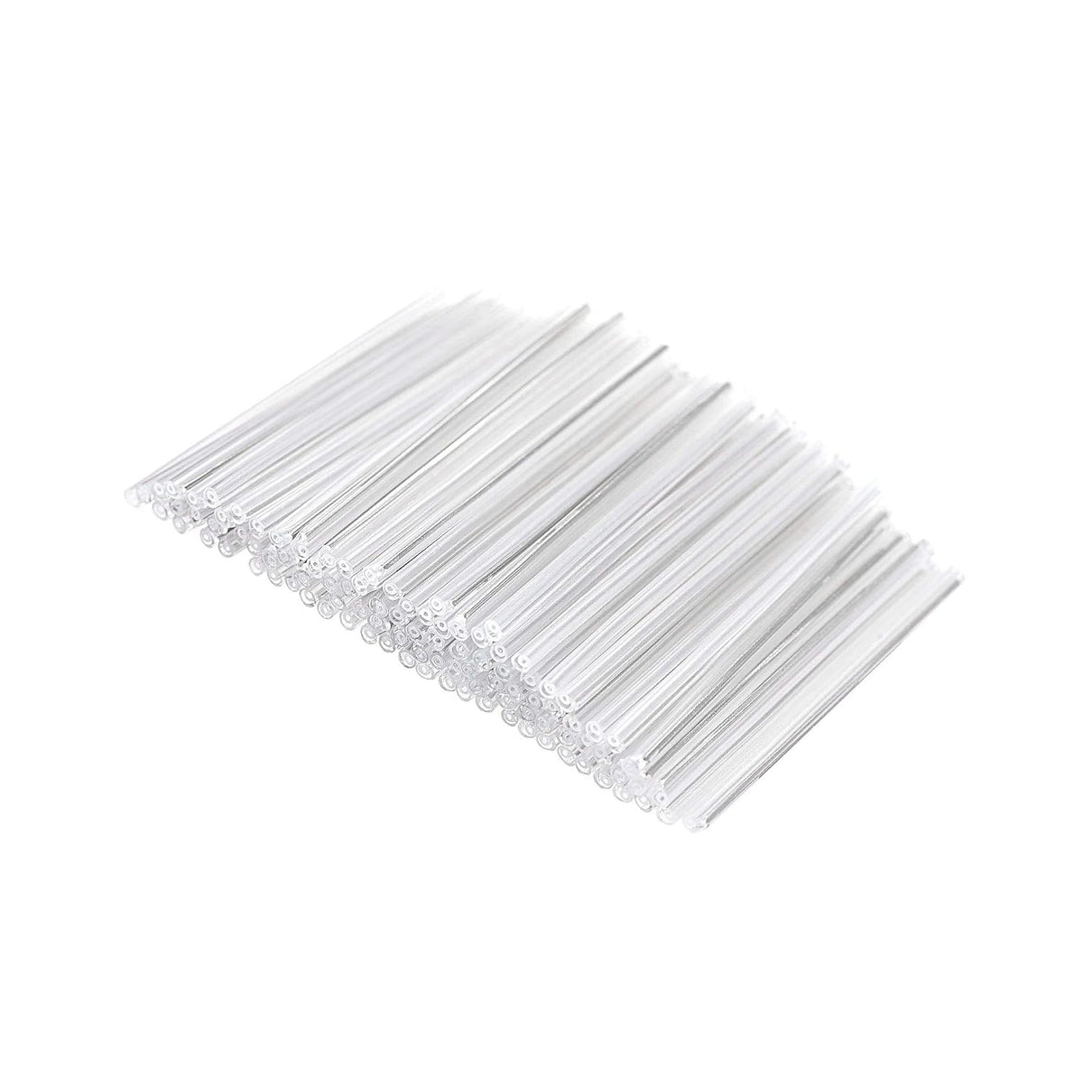 30mm 1.5mm OD Fiber Optic Sleeves, 2 Ends Pre-Shrunk Fiber Optic Fusion Splice Tube Protector Sleeves, Clear Heat Shrinkable Tubing 100pcs