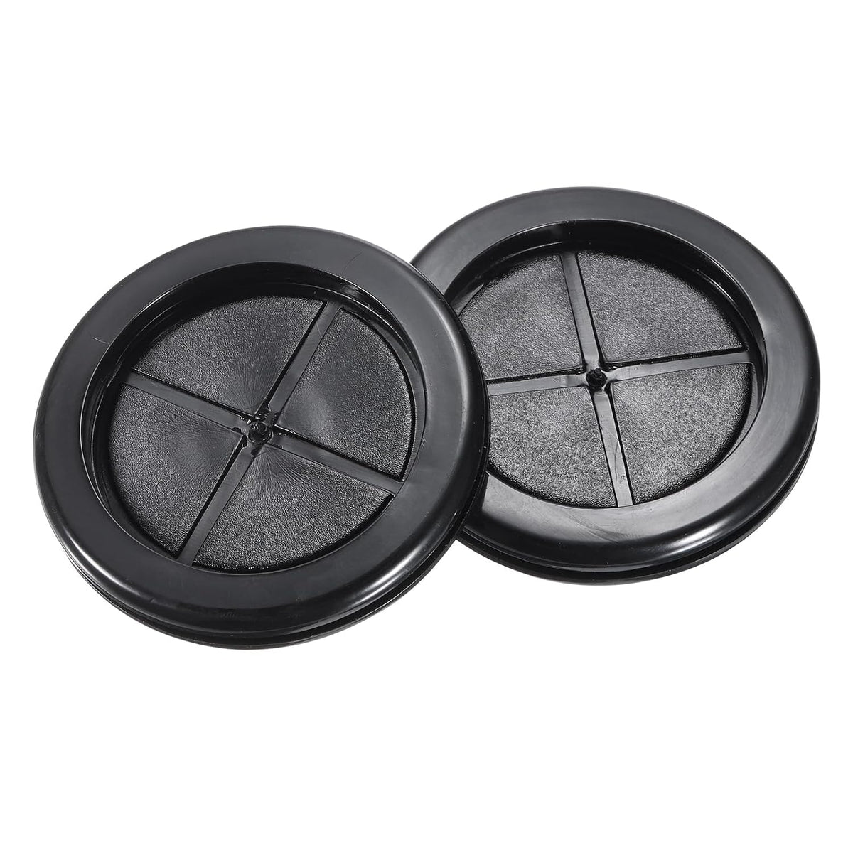 Rubber Grommet Round Double-Sided Mount Dia 66 mm ID 60 mm for Wire Protection 8pcs