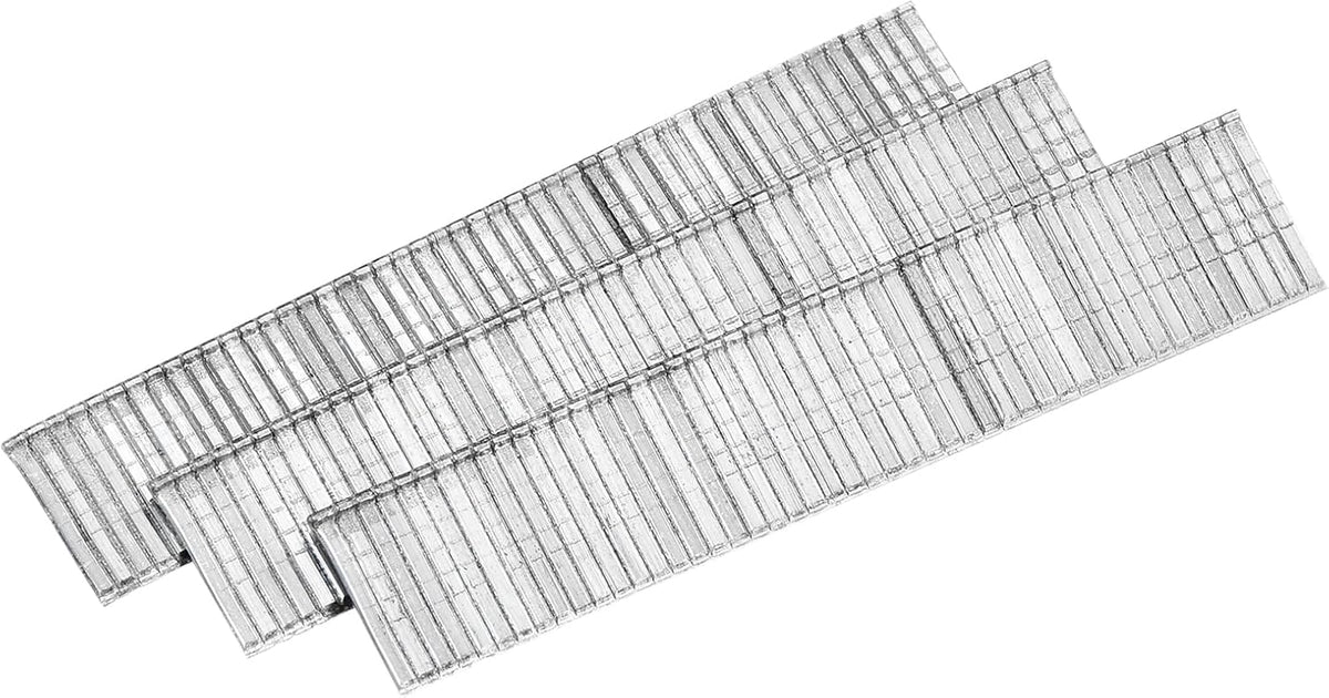 4000Pcs 18 Gauge Brad Nails, 1/2" Length Straight Finishing Nails, Galvanized Carbon Steel Nails for Woodworking Construction Silver