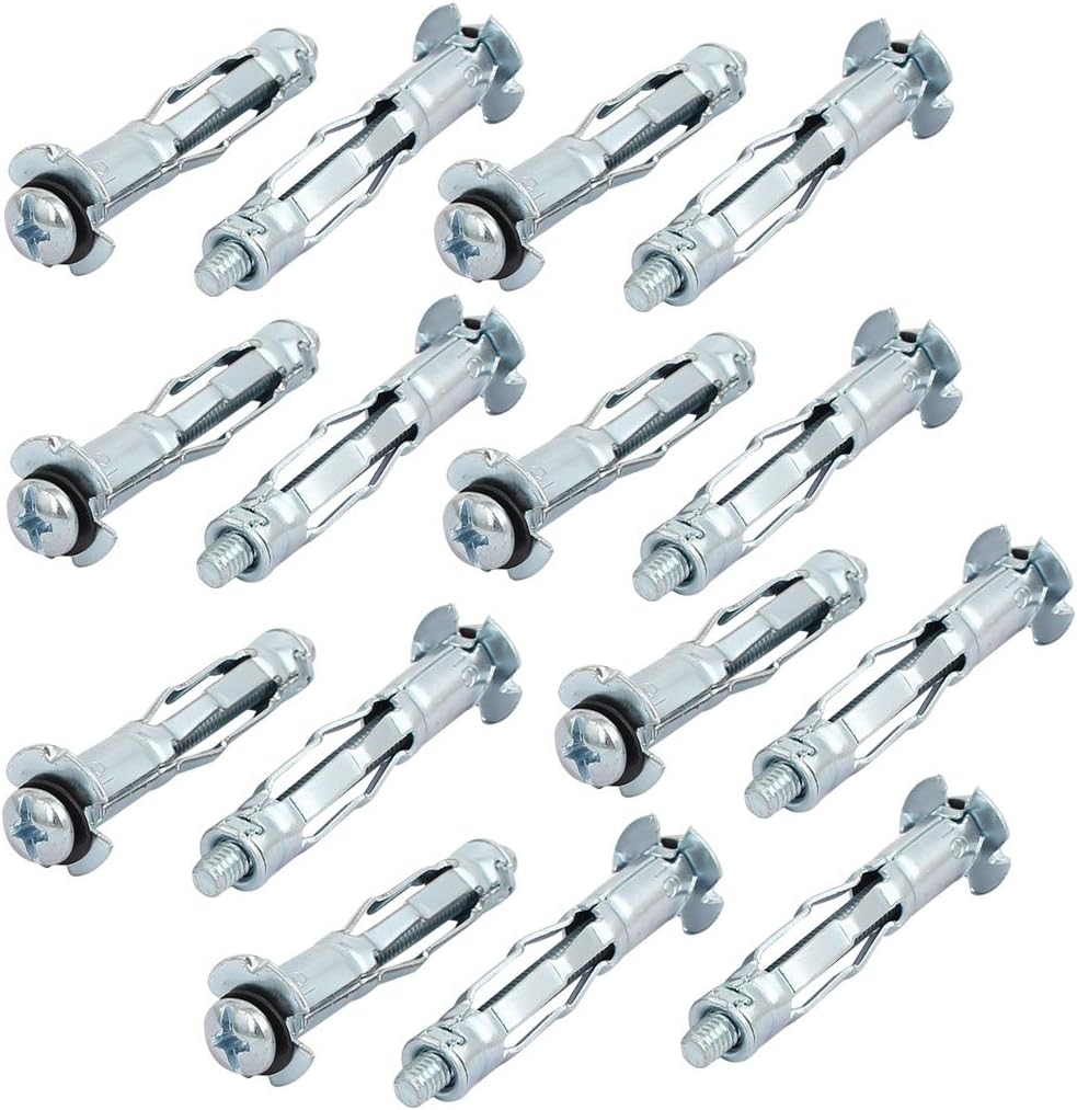 15pcs M4x38mm Expansion Bolt Sleeve Anchor for 10mm-16mm Hollow Wall