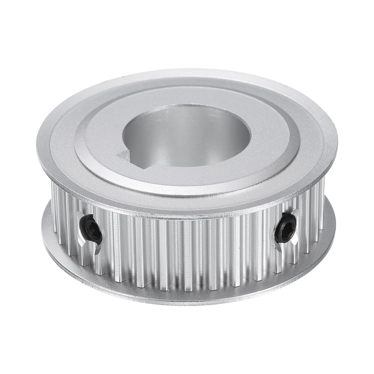 5M-36T-1B Timing Belt Pulley 1" Bore, 36 Teeth Aluminum Alloy Synchronous Wheel with Keyway, Pitch 5mm Tooth for 15mm Width Belt