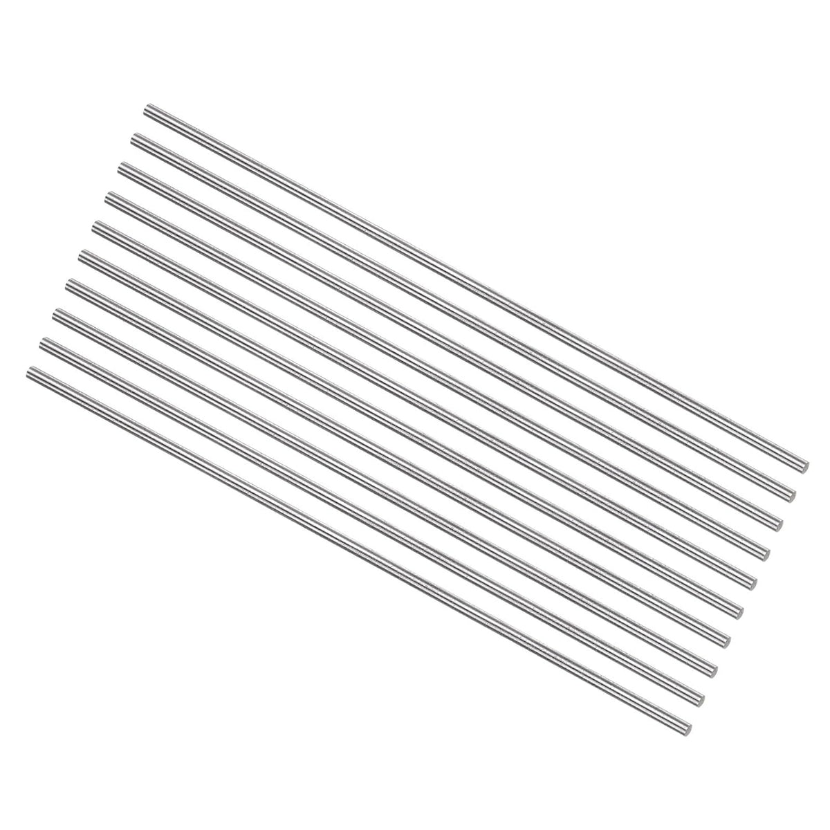 10pcs Round Steel Metal Rods, 1.9mm x 150mm High Speed Steel (HSS) Lathe Bar Stock Tool, for Shaft Gear Drill Lathes Boring Machine Turning Miniature DIY Craft