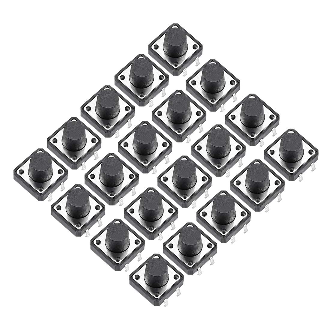 12x12x8mm Panel Mini/Micro/Small PCB Momentary Tactile Tact Push Button Switch DIP 20PCS