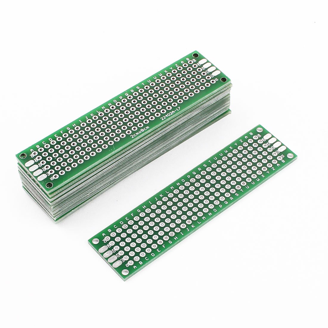 12Pcs 2cm x 8cm DIY Prototype Paper Double Side PCB Universal Board