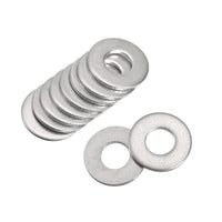#10 316 Stainless Steel Flat Washer for Screw Bolt 150Pcs