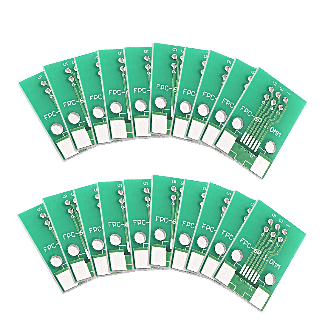 FPC 6PIN 0.5 / FPC 6PIN 1 to DIP Adapter PCB Board Surface Mounted Devices Converter 20pcs