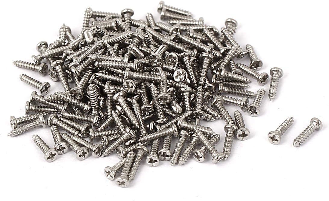 M1.5x6mm Thread Phillips Pan Head Self Tapping Drilling Screws 200pcs