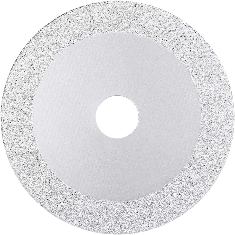 4.5" Diamond Cutting Wheels Grinding Disc for Stone Ceramics Glass 46 Grits Silver Tone