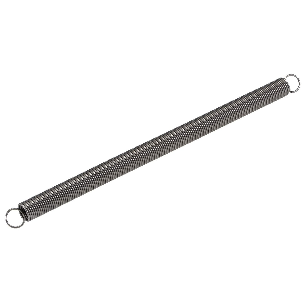 Compression Spring,14mm OD,1.4mm Wire Size,437.5mm Extended Length,250mm Free Length,Spring Steel,8.4Lbs Load Capacity,Grey