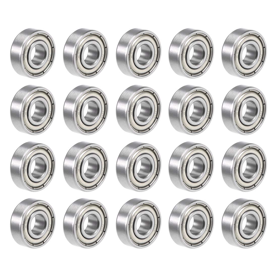 696ZZ Deep Groove Ball Bearing 6x15x5mm Double Shielded Chrome Steel Bearings 20-Pack