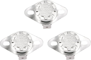 3 x 85C Manual Reset Thermostat Normal Closed Temp Switch 250V 10A