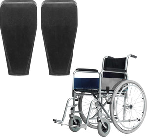 2Pcs Wheelchair Brake Handle Covers for 8mm Hole Dia Round Wheel Lock Grips, 2.72" x 1.3" x 0.63" Brake Grip Cover, Wheelchair Brake Handle Extensions Accessories, Black