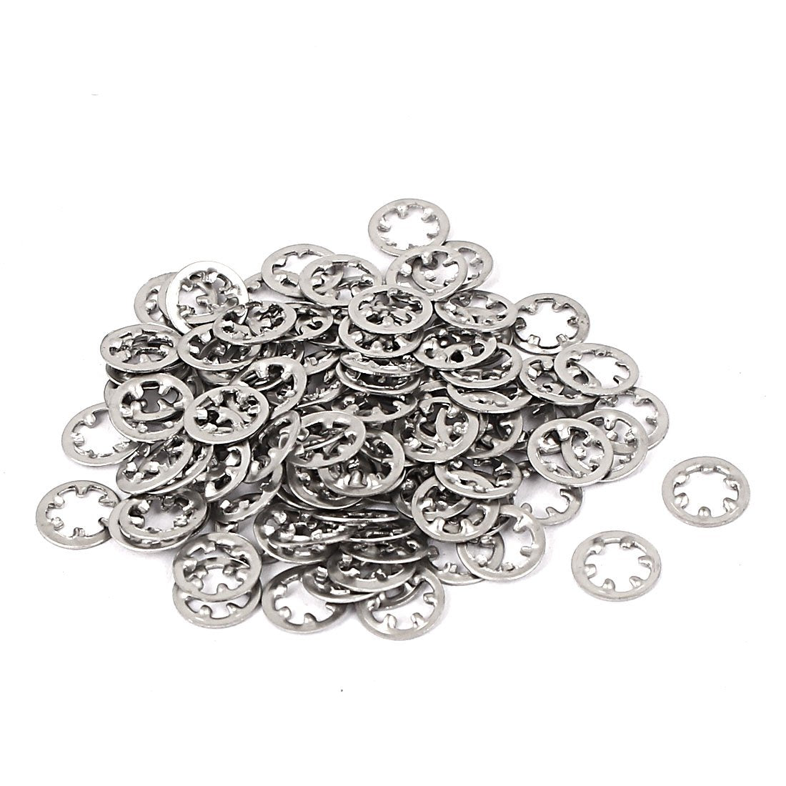 a16012900ux0713-DM M3 304 Internal Star Lock Washers, Stainless Steel (Pack of 100)