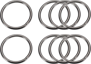 Metal O Rings, Multi-Purpose Non-Welded O-Ring Buckle for Craft Belt Purse Bag Making Hardware