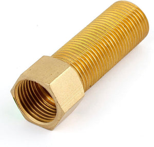 1/2PT Male to Female Thread Brass Pipe Nipple Connector Fitting 7cm