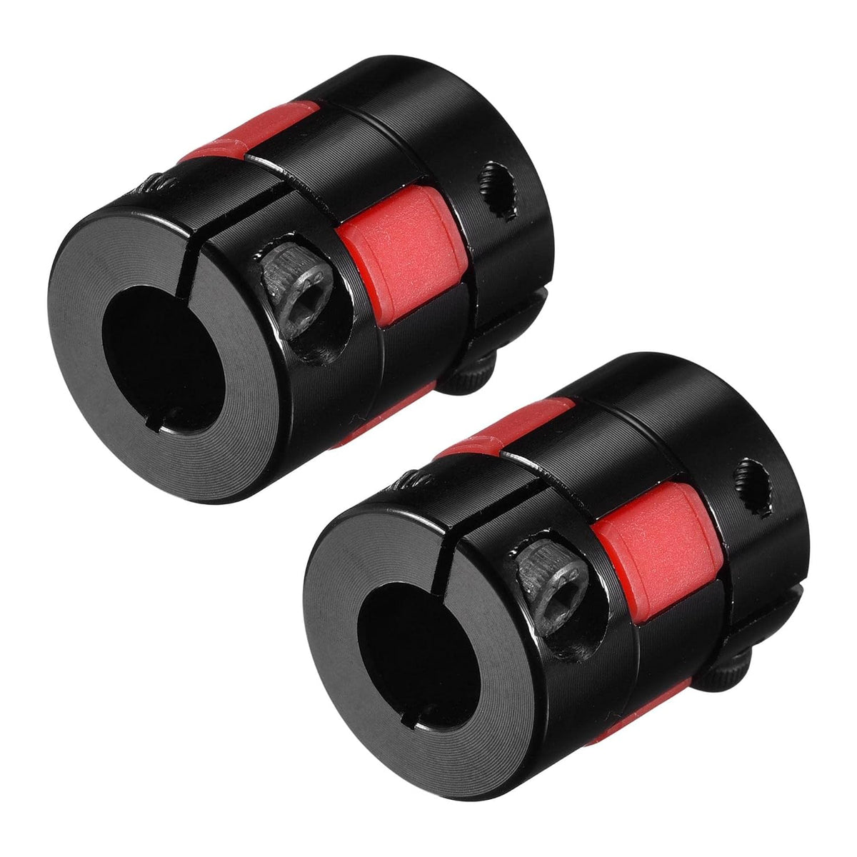 Shaft Coupling 9mm to 9mm Bore L25xD20 Aluminum Alloy Flexible Coupler Joint for Servo Stepped Motor, Pack of 2