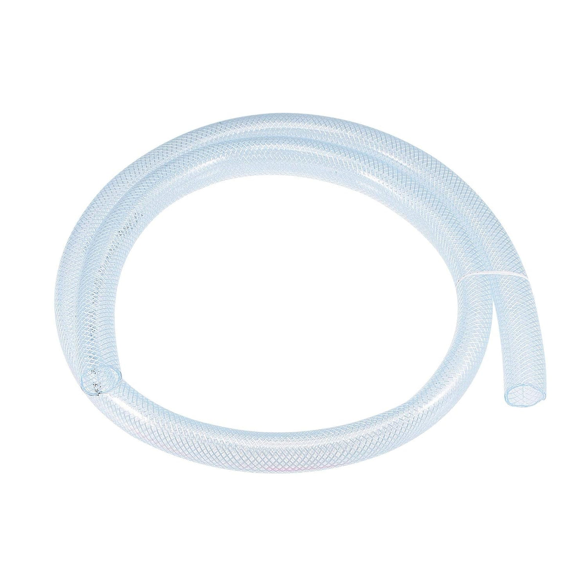 Braided PVC Tubing, 1"(25mm) ID 1 3/16"(30mm) OD 5ft Flexible Clear Water Hose