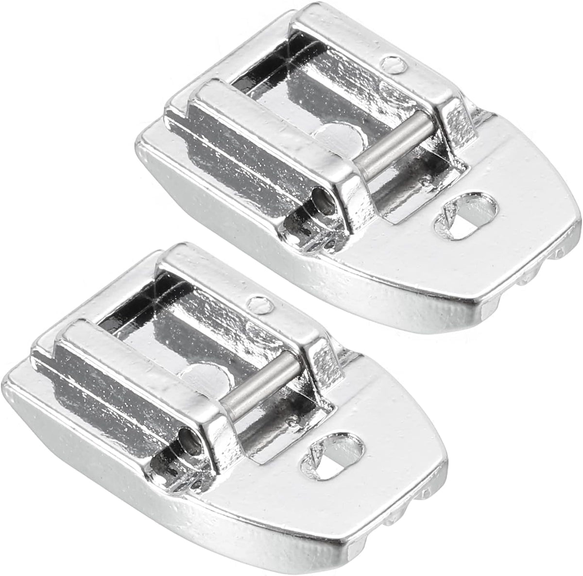 7306A Low Shank Invisible Zipper Embroidery Sewing Machine Presser Foot, Sewing Machine Replace Accessories, 2Pcs