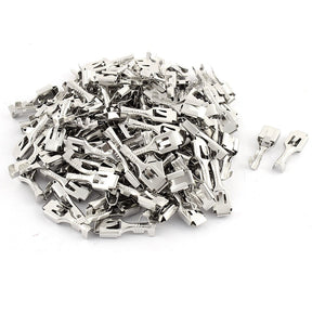 PVC Female Spade Terminal Insulated Sleeve Cover, 2.8 mm 19 Pieces Clear