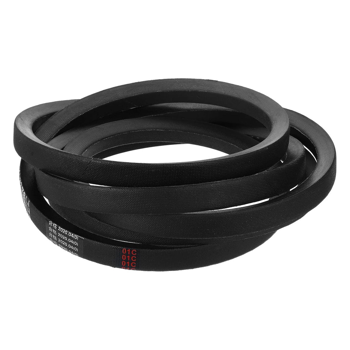 C133 Drive V-Belt, 136.5" Outside Circumference Rubber Wrapped Industrial V-Belt Classical C-Section Drive Transmission Belt for Power Transmission, Black