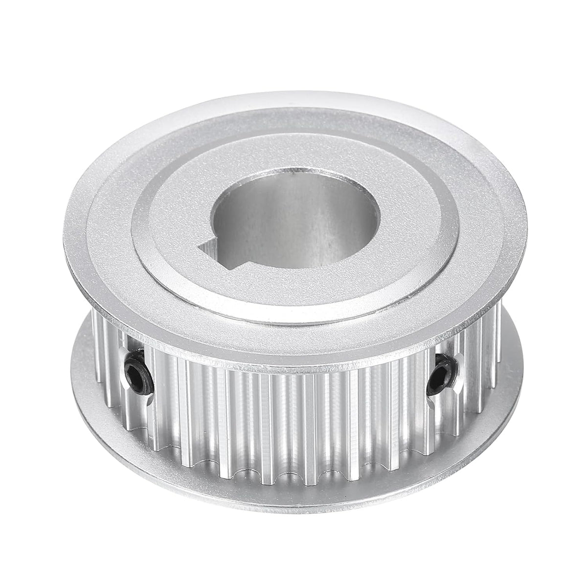 5M-30T-3/4B Timing Belt Pulley 3/4" Bore, 30 Teeth Aluminum Alloy Synchronous Wheel with Keyway, Pitch 5mm Tooth for 15mm Width Belt