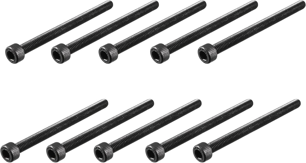 M5 x 65mm Hex Bolt Socket Head Cap Machine Screws Fasteners Black 20pcs