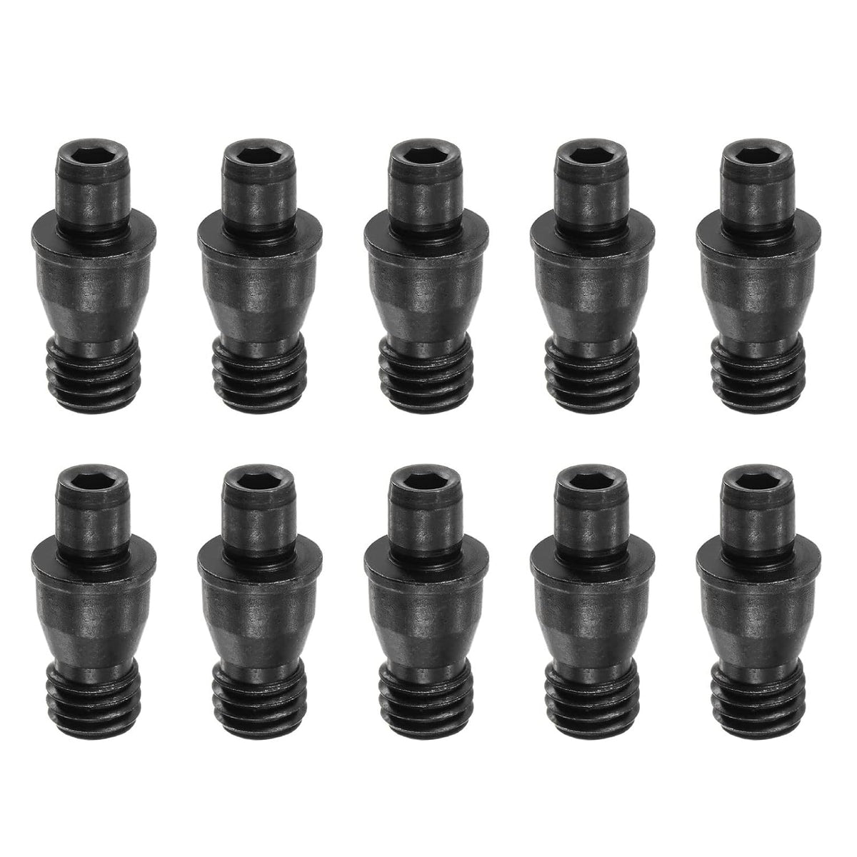 M8x22-1.25 Carbon Steel Set Screws for Carbide Insert CNC Lathe Turning Tool Holder, 10Pcs