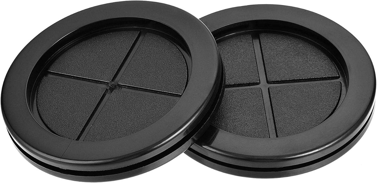 Rubber Grommet Round Double-Sided Mount Dia 70 mm for Wire Protection 8pcs