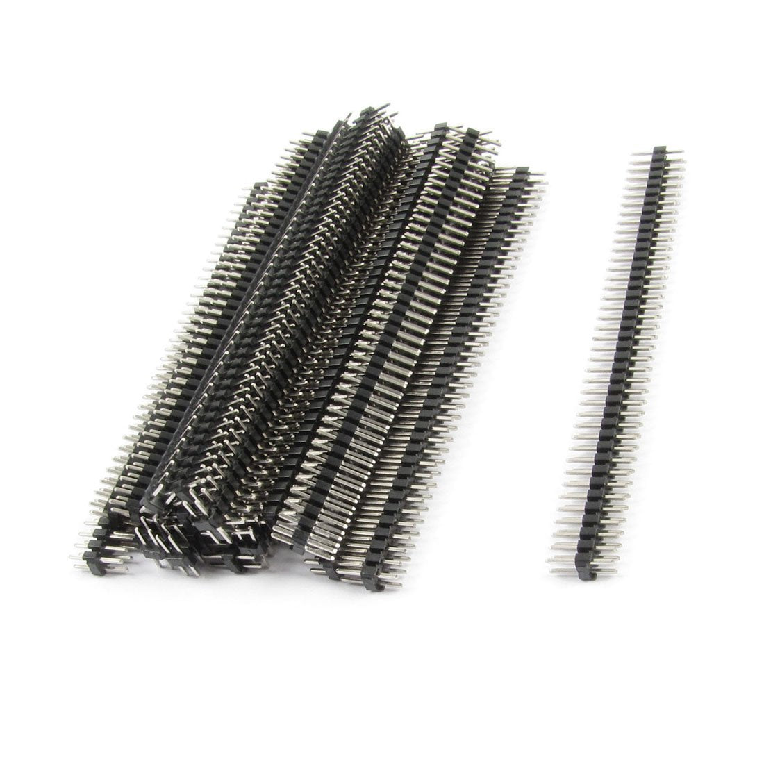 A13081500ux0125 2.54 mm Pitch 80 Pins Double Row Male Pin Header 20 Pcs (Pack of 20)